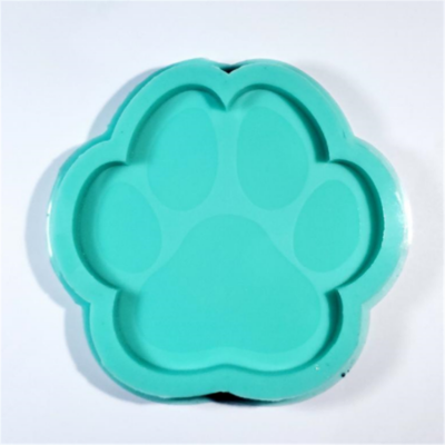 Creative Diy Dog Cat Paw Print Paw Coaster Resin Mould Resin Casting Silicone Mold