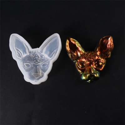 Y975 cat shaped silicone molds for resin craft DIY